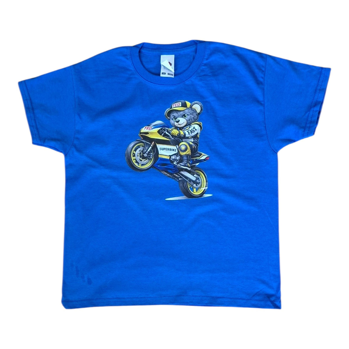 Wheelie Ted Kids Tee