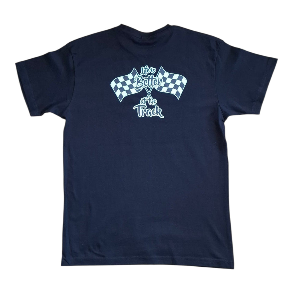 Life Is Better At the Track Print Tshirt