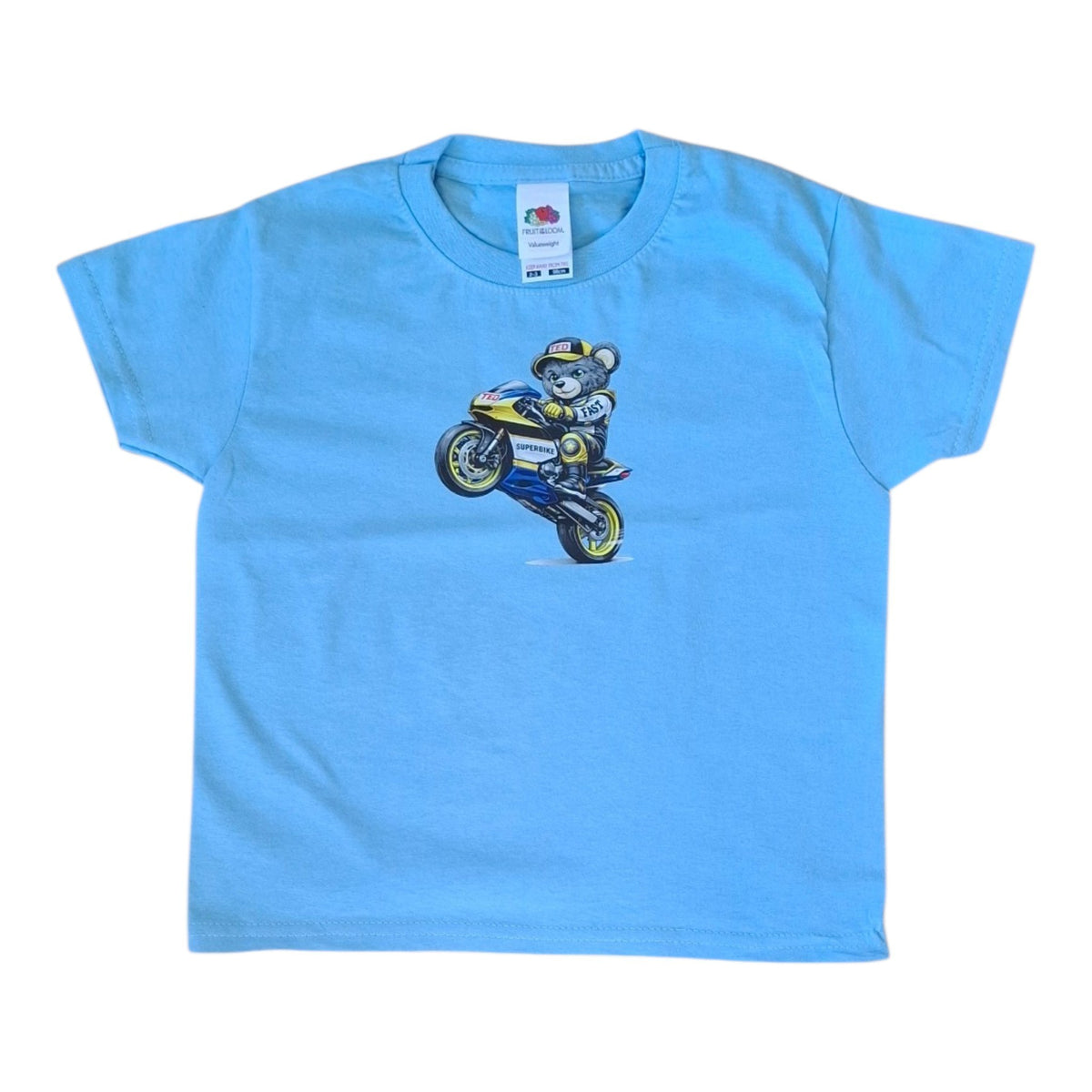 Wheelie Ted Kids Tee
