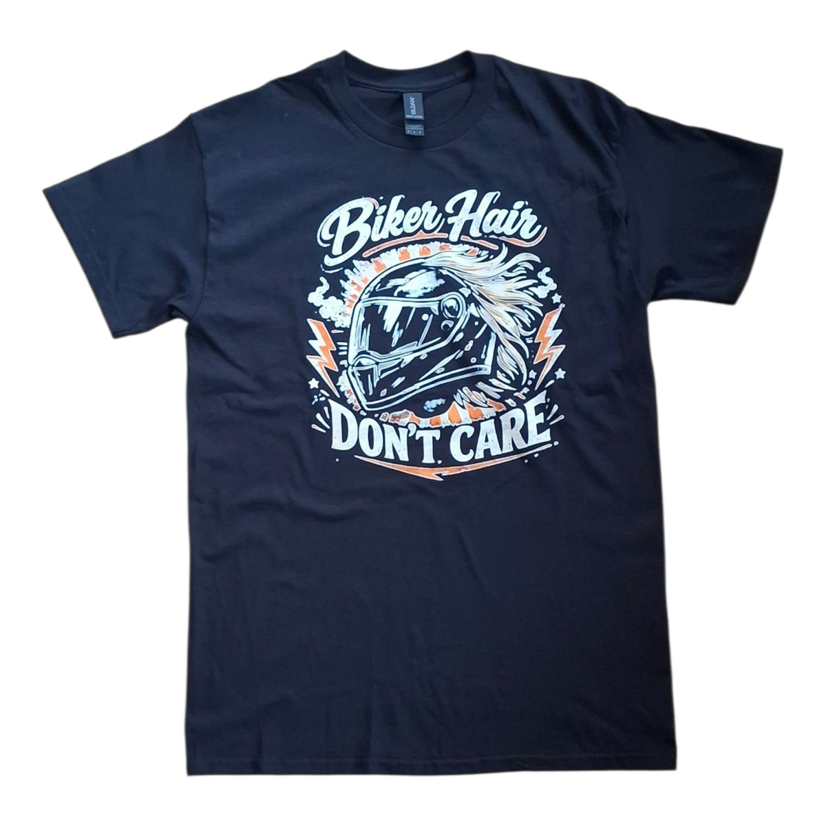 Biker Hair Dont Care Tshirt