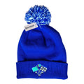 Huggme Bobble Hat Chequered Flag Green Flag Design