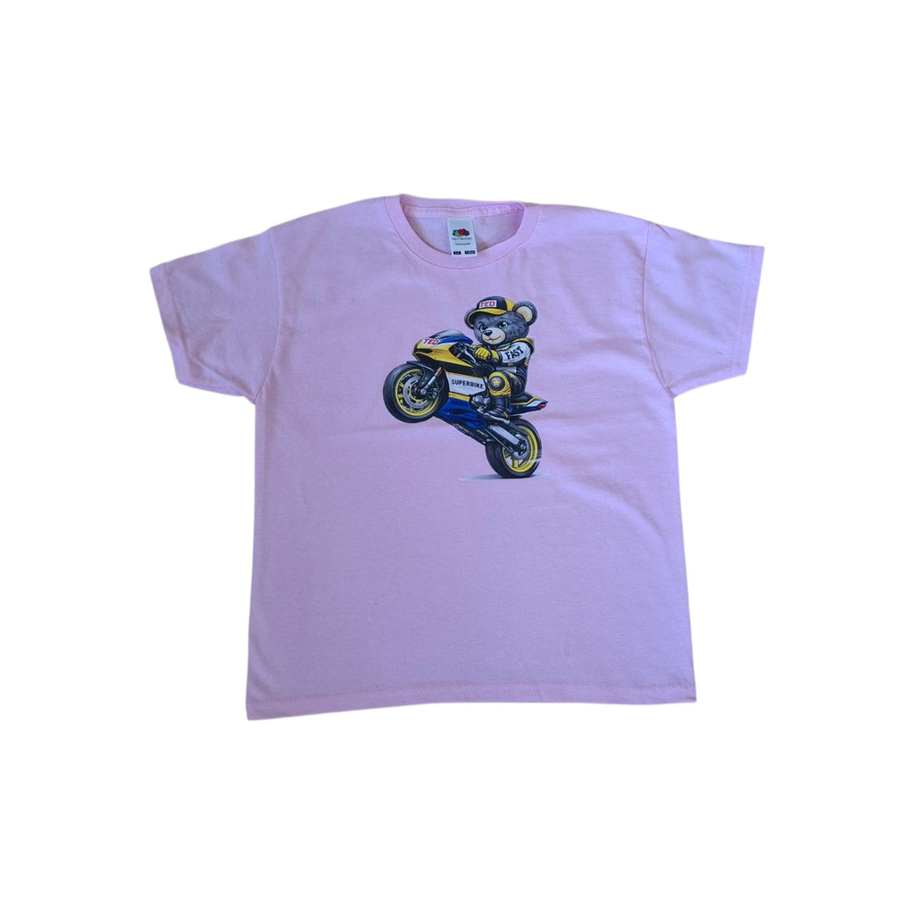 Wheelie Ted Kids Tee